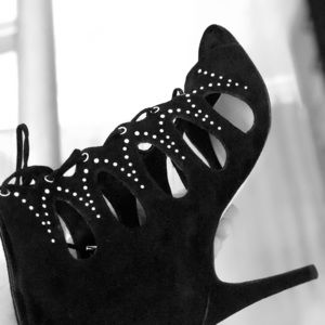 NEW Jeffrey Campbell Heels (black w/ silver studs)